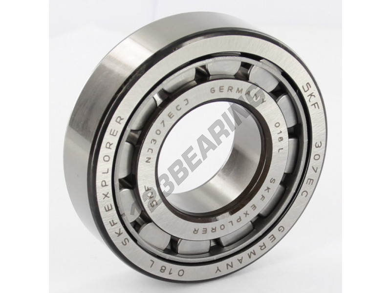 Roller bearing NJ307-ECJ-SKF - 35x80x21 mm | 123Bearing