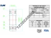 S6011-2RS-FDA-AISI420-ZEN